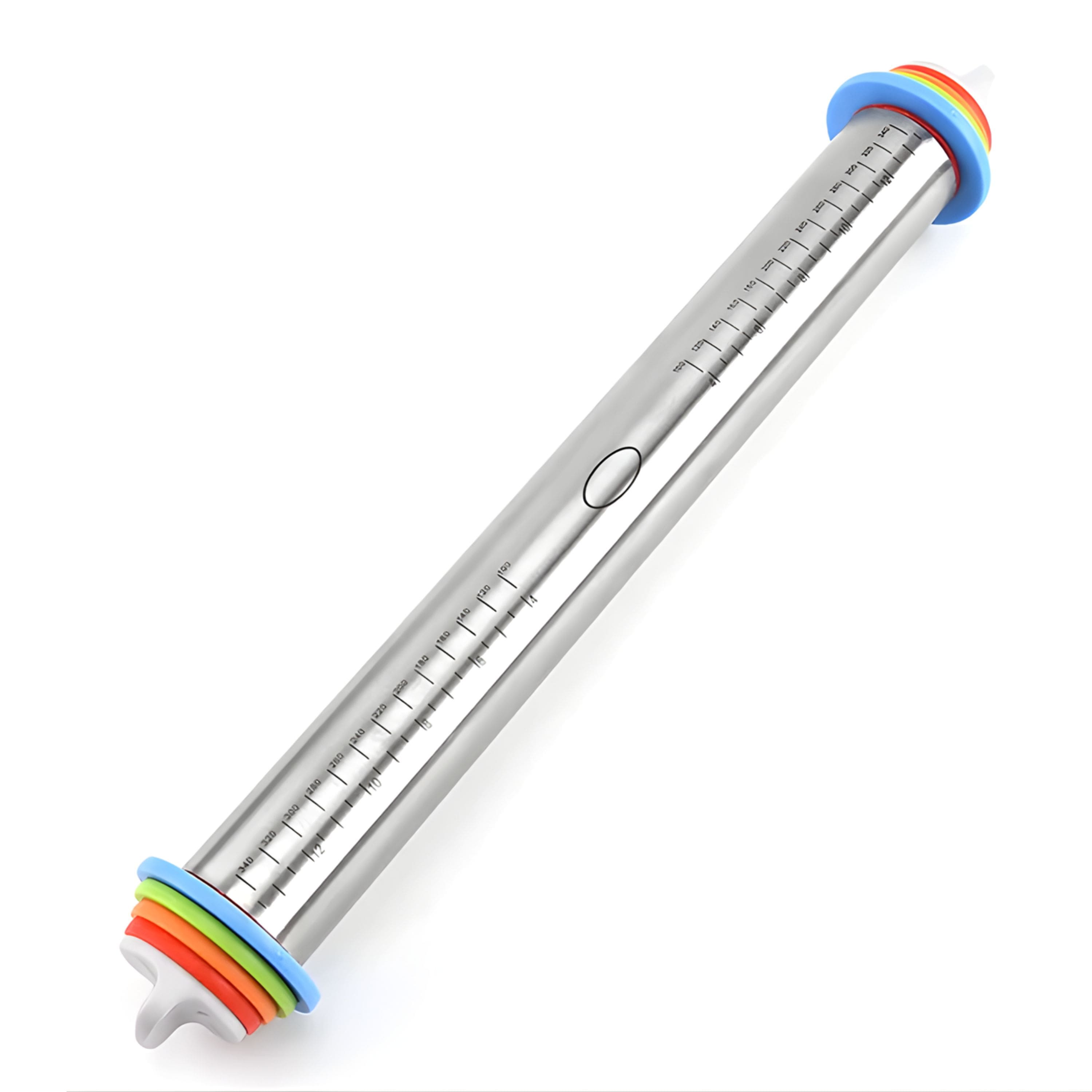 Kitcheniva - Adjustable Stainless Steel Rolling Pin