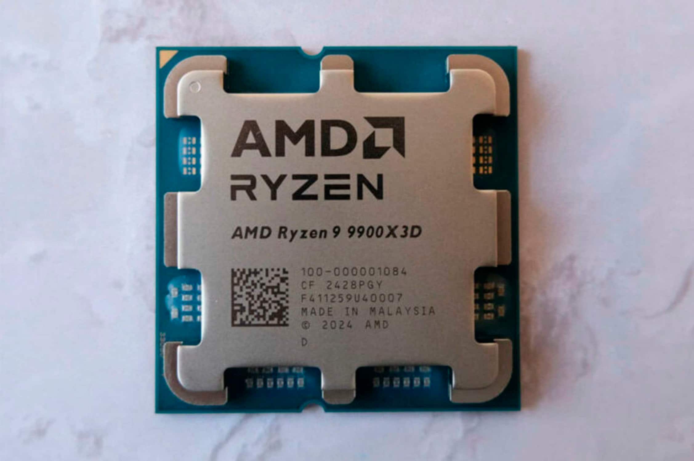 AMD Ryzen 9 9900X3D 100-000001084 CF 2428PGY F411259U40007 MADE IN MALAYSIA 2024 AMD