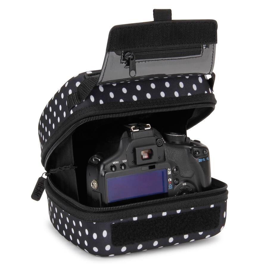 Hard Shell Camera Bag USA Gear Quick Access DSLR Hard Shell Camera Case w/ Accessory Storage ...
