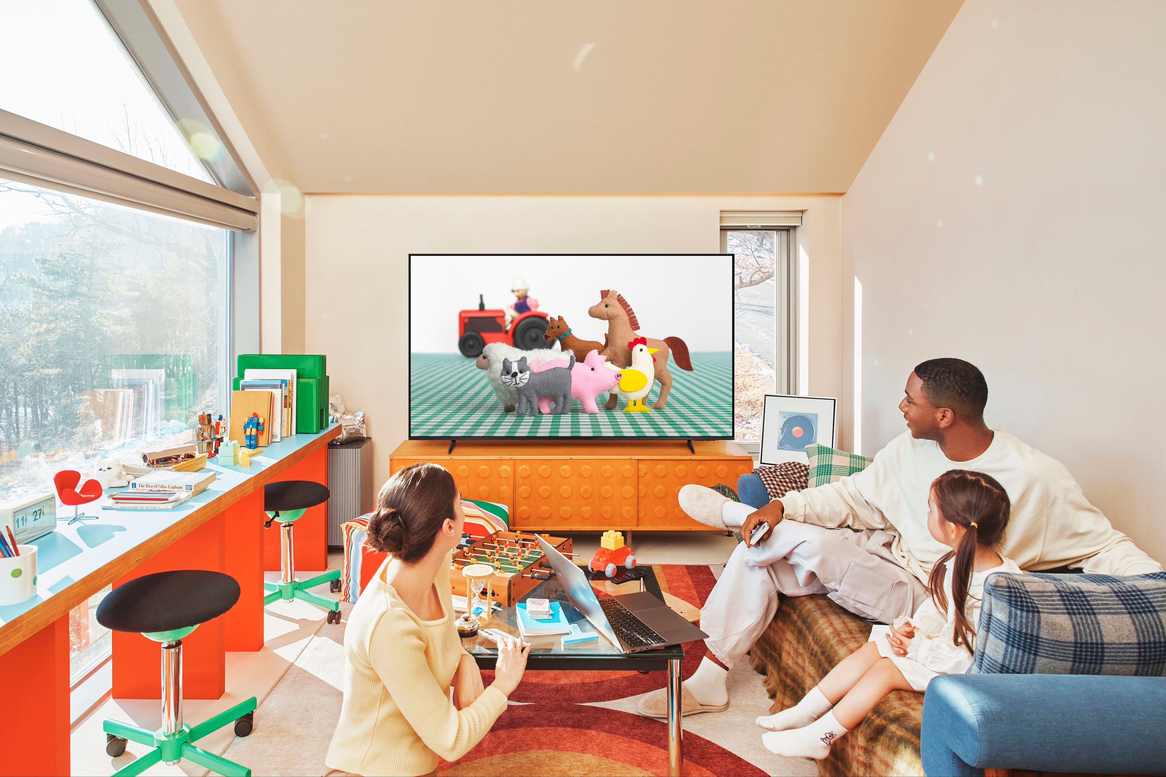 Alt View 23. Samsung - 65” Class Q7F Series QLED 4K UHD SamsungVision AI Smart Tizen TV (2025) - Black.