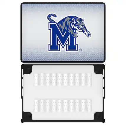 Front. Keyscaper - Memphis Tigers Linen MacBook Case - Pro 14 in - Multicolor.