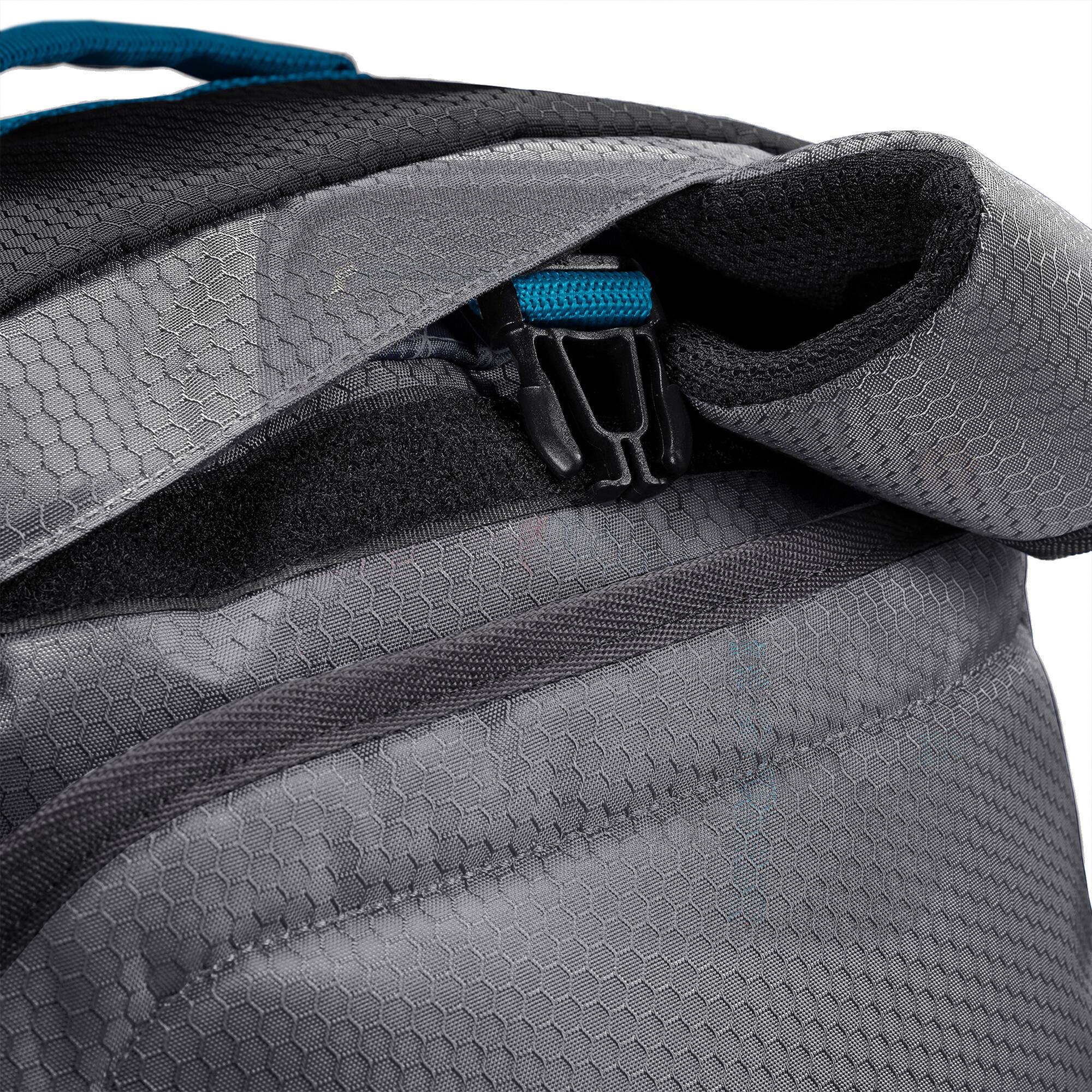 Alt View 5. High Sierra - High Sierra Fairlead Travel Overnight Duffel Backpack Gym Bag, Steel Gray/Blue - Steel Grey/ Mercury.