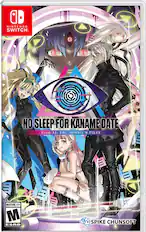 Nintendo Switch. No Sleep for Kaname Date. From AI: The Somnium Files. Mature 17+. M ESRB. Spike Chunsoft.