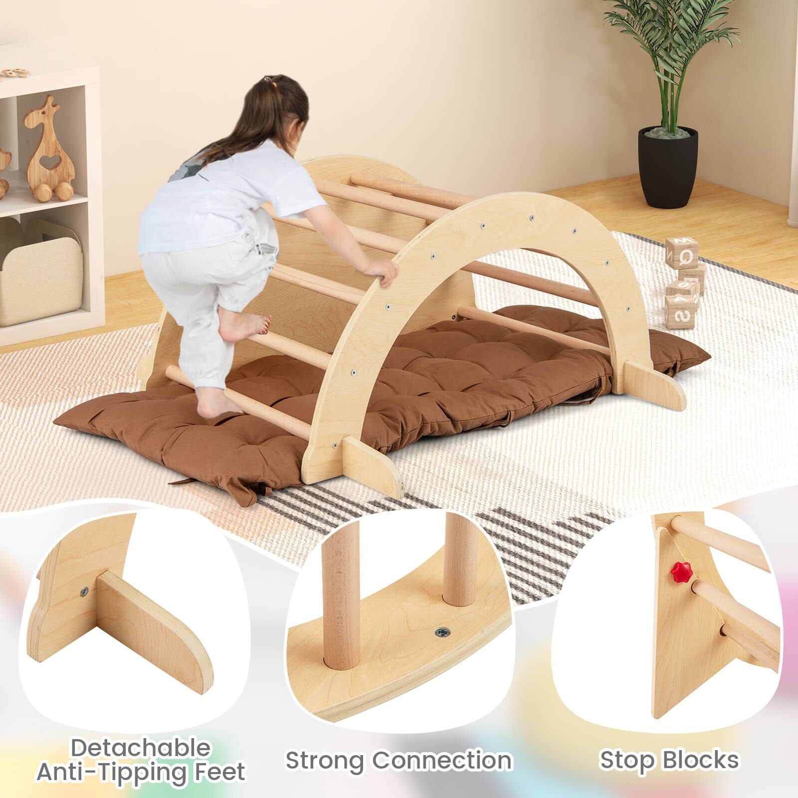 - Detachable Anti-Tipping Feet
- Strong Connection
- Stop Blocks