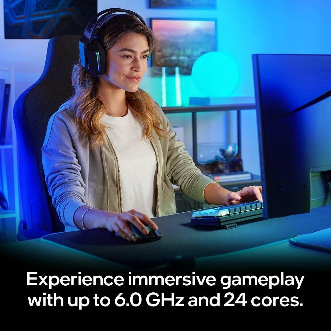 Experience immersive gameplay with up to 6.0 GHz and 24 cores.
