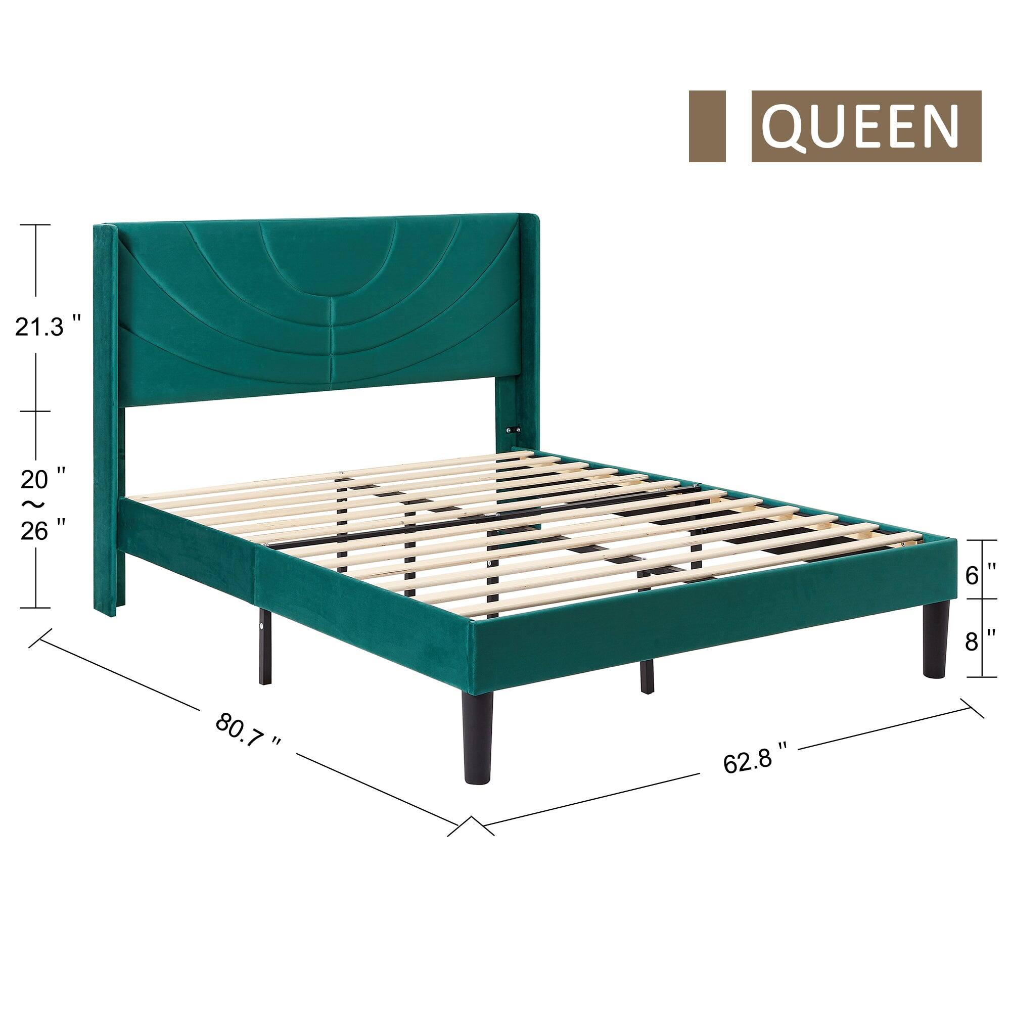 QUEEN

21.3"  
20"  
26"  
80.7"  
62.8"  
6"  
8"