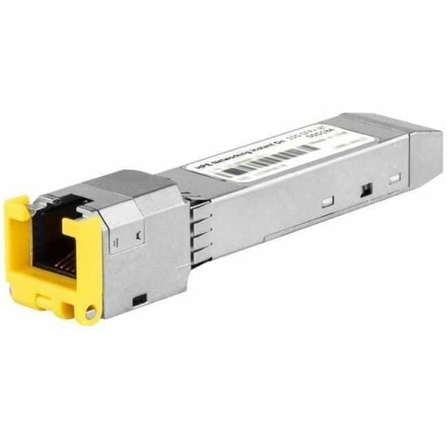 HP - HPE Networking Instant On 10GBase-T RJ45 30m Cat6a Transceiver - For Data Networking - 1 x RJ-45 10GBase-T LAN - Twisted - White