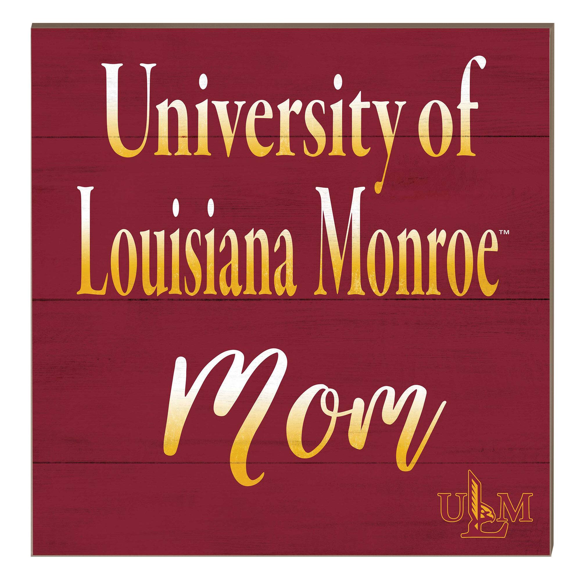 ULM Warhawks 10" x 10" Mom Plaque