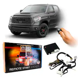 MPC - Factory Remote Activated Remote Start Kit For 2018-2021 Toyota Tundra - H-Key - Black