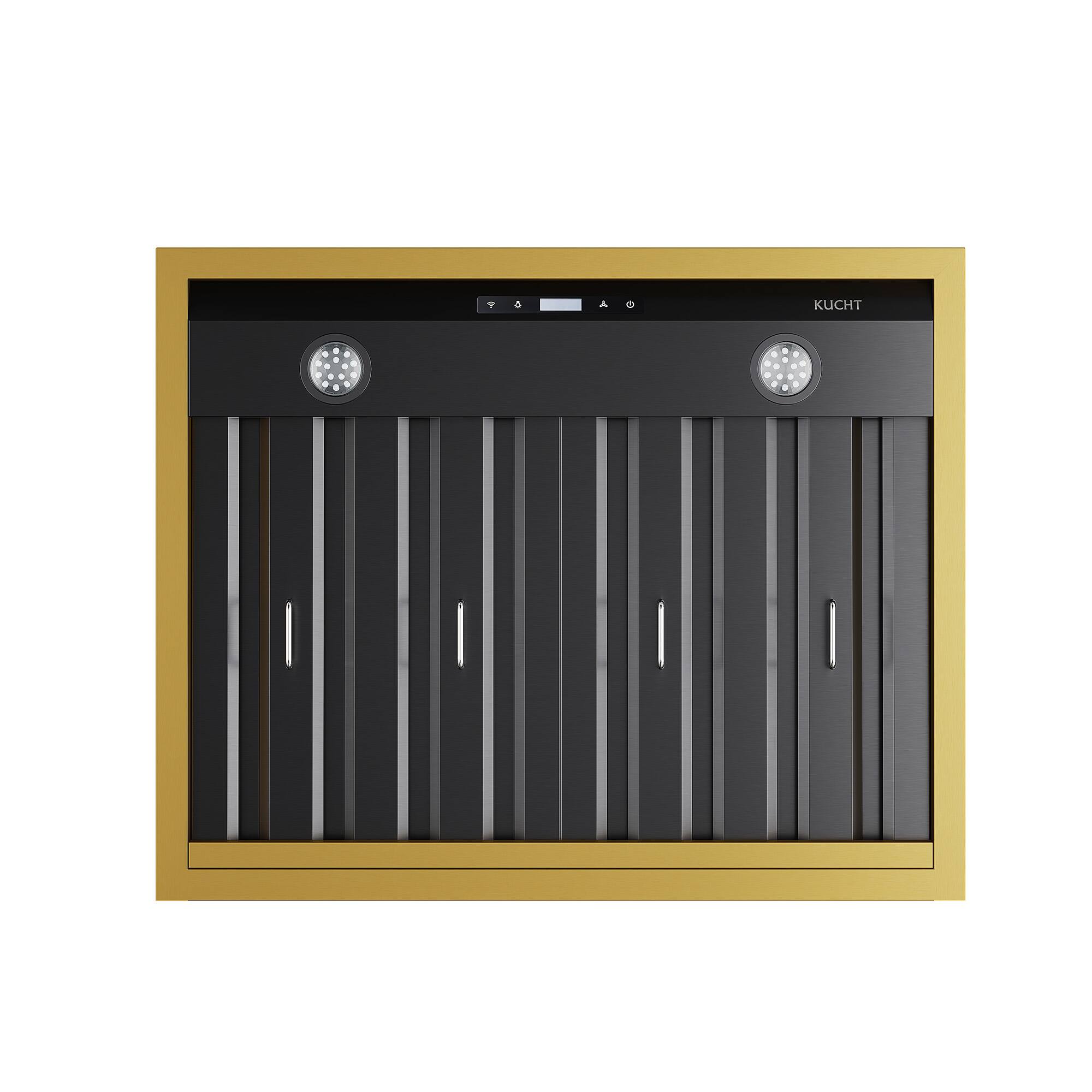 Left. Kucht - 30" Wall Mount Range Hood 900 CFM – Gemstone™ - Gemstone™.