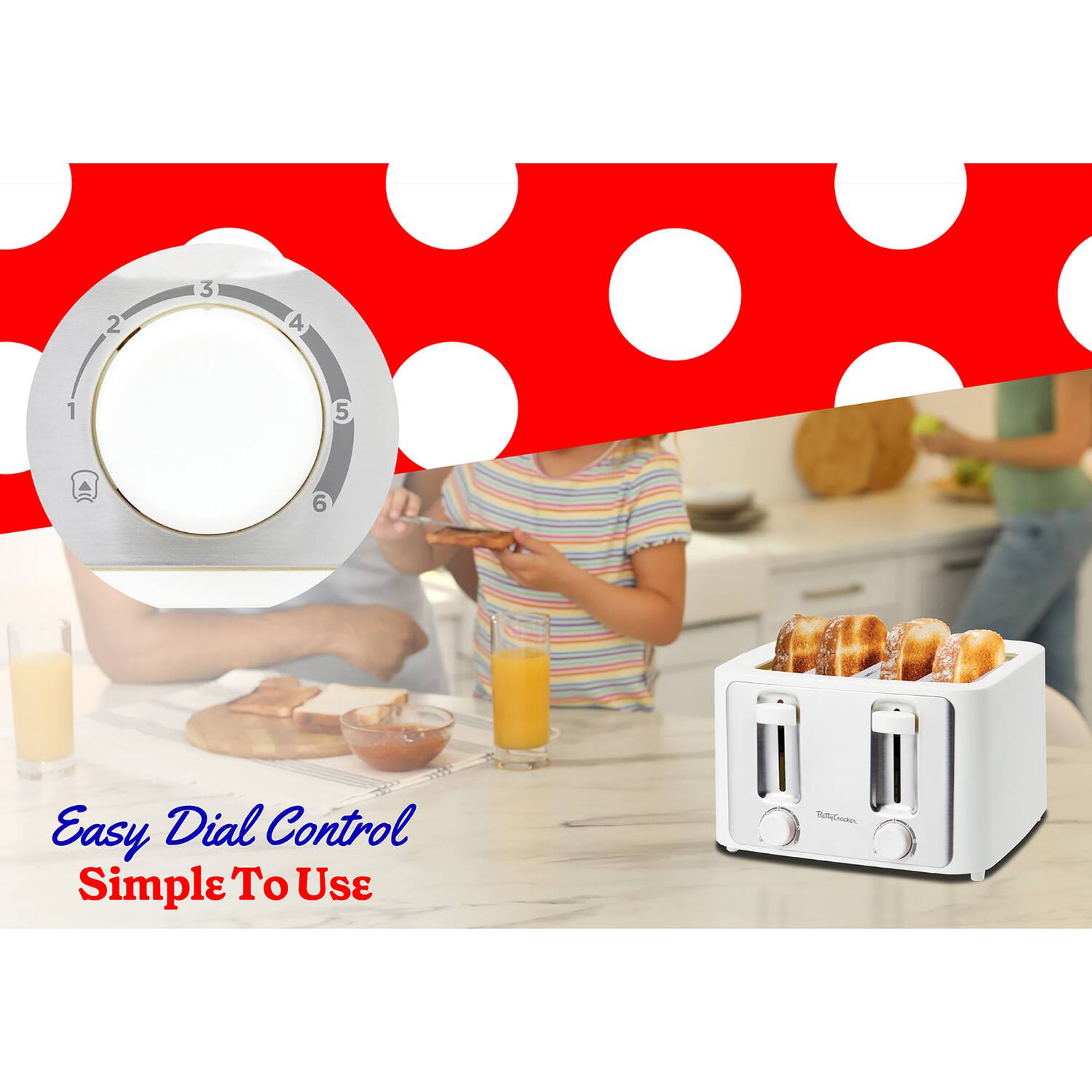 3 O. 2 4 1 5 A 6 Easy Dial Control Simple To Use