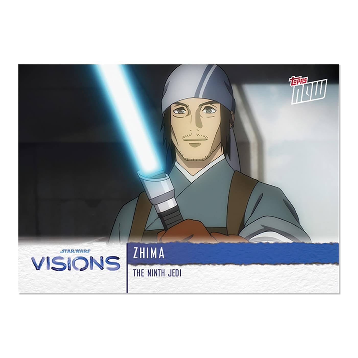 Sure, here is the corrected and grouped text from the image:

---

**Topps Now**

**Star Wars Visions**

**Zhima**

**The Ninth Jedi**

---