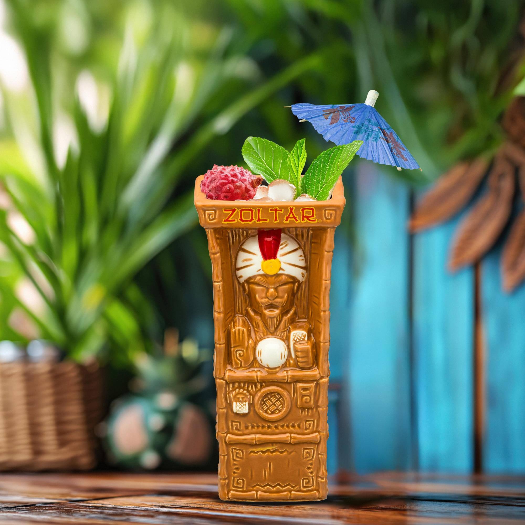 Alt View 10. ThinkGeek - Geeki Tikis Zoltar Machine Ceramic Mug | Holds 24 Ounces - Brown.