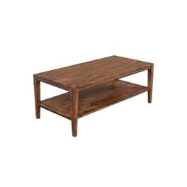 Porter Designs - Fall River Solid Sheesham Wood Coffee Table - Natural