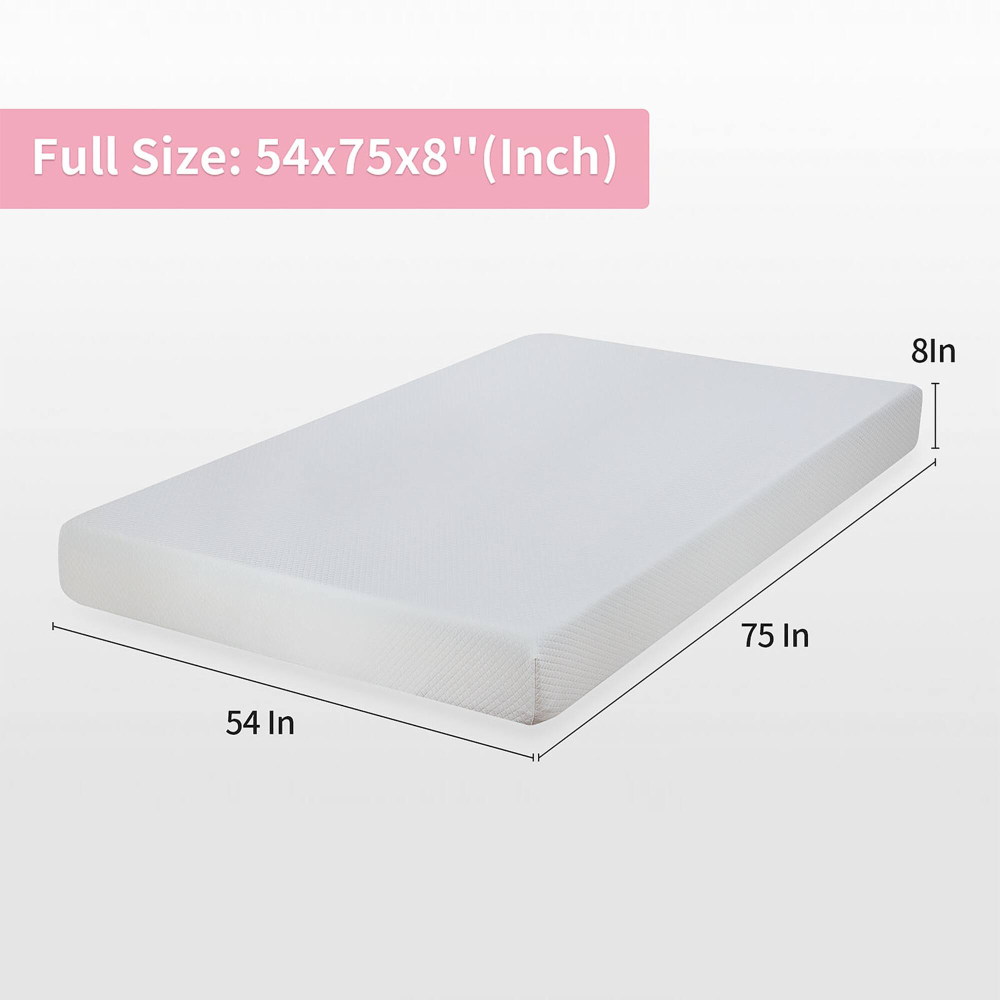 Full Size: 54x75x8" (Inch)

8 In  
75 In  
54 In