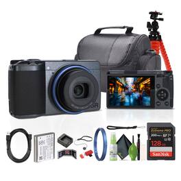 Ricoh - GR IIIx Urban Edition Compact Portable Digital Camera + 64GB Memory Card + More
