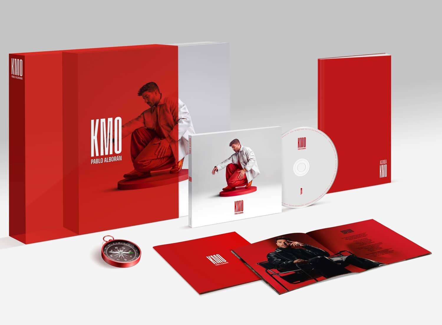 Pablo Alborán - KM0 - Deluxe Box Set With Notebook & Compass   - COMPACT DISCS [CD]