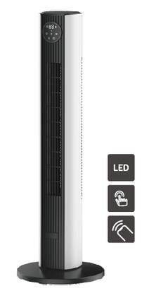 Electactic - 36 Inch Tower Fan with Remote Control, 3 Speeds, 85° Oscillation, Washable Filter - SECONDARY