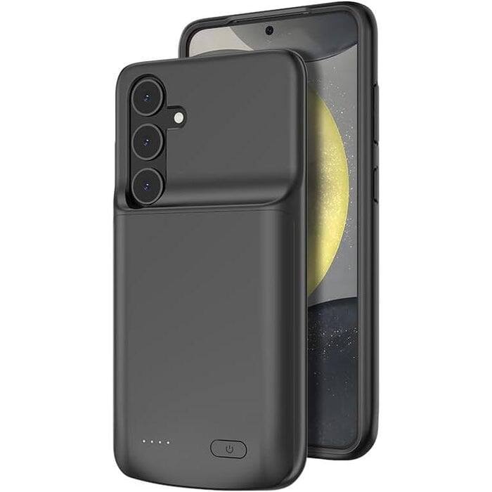 Front. Entronix - Entronix Galaxy S24 Plus Case with 10000mAh Powerbank - Ultimate Charging Solution - Clear.