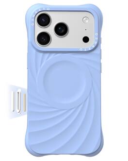 Ornarto - Vortuxe for iPhone 18 Pro Case and for iPhone 17 Pro Case 6.3", Compatible with MagSafe - Sky Whisper