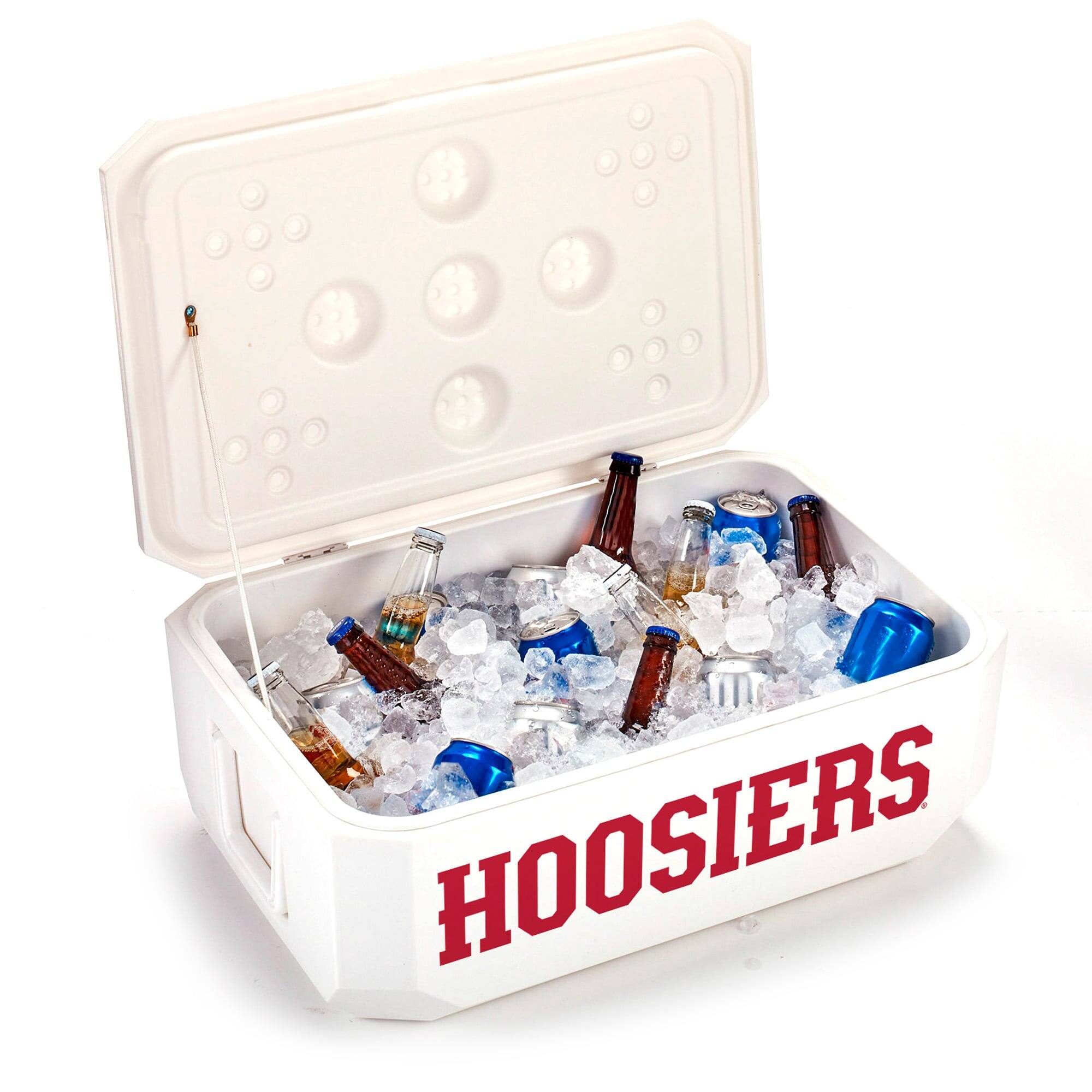 Alt View 1. Indigo Falls - Indiana Hoosiers 40-Can Cornhole Cooler - White.