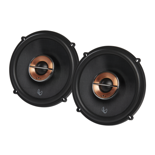 Front. Infinity - INFINITY KAPPA63XF 6 1/2” two-way car audio  multi-element speaker / No Grill - Black.