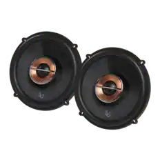Front. Infinity - INFINITY KAPPA63XF 6 1/2” two-way car audio multi-element speaker / No Grill - Black.