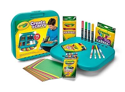 Crayola Create & Carry
75 Crayola Markers
8 Crayola Gel Markers
Crayola Crayons