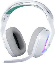 Logitech - G522 LIGHTSPEED Wireless Bluetooth Over-the-Ear Gaming Headset for Windows - White - Front_Zoom