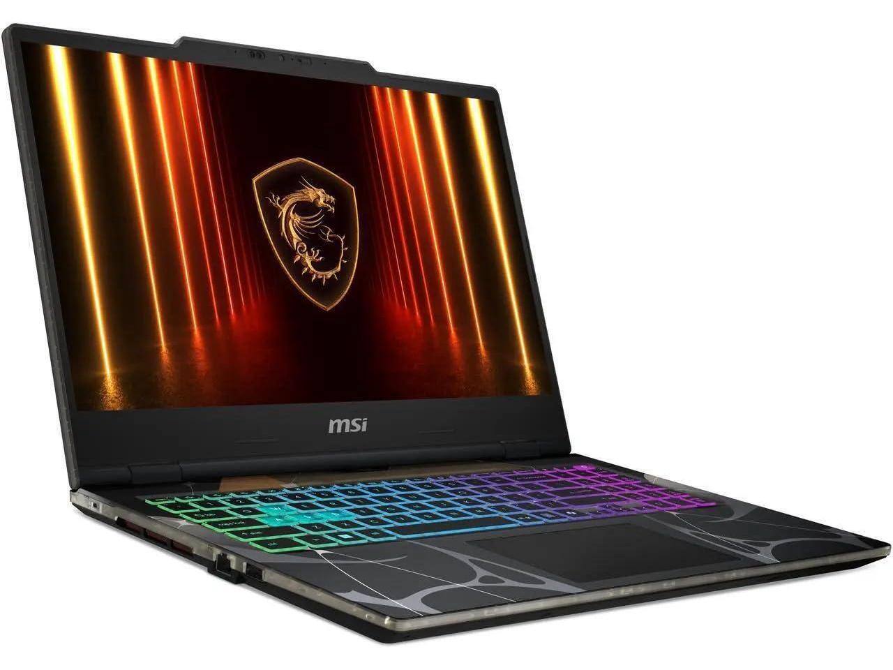 Alt View 7. MSI - MSI Cyborg 15 B2RWEKG-258US - Intel Core 5 210H - 16GB - 1TB SSD - RTX 5050 8GB - Wi-Fi 6E - Black - Translucent Black.