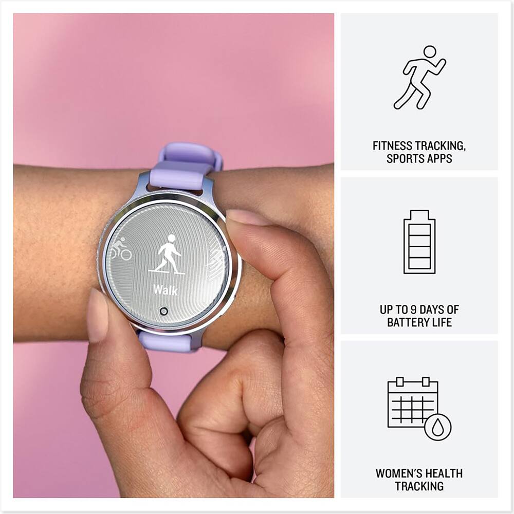 - FITNESS TRACKING, SPORTS APPS
- UP TO 9 DAYS OF BATTERY LIFE
- WOMEN'S HEALTH TRACKING