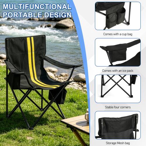 MULTIFUNCTIONAL PORTABLE DESIGN  
- Comes with a cup bag  
- Comes with an ice pack  
- Stable four corners  
- Storage Mesh bag