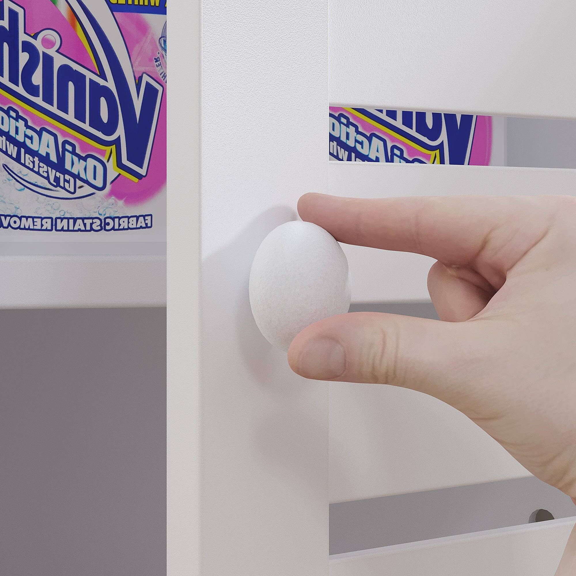 Vanish Oxi Action Crystal removes stains from fabric.