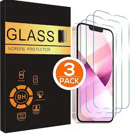 Kitcheniva - Tempered Glass Screen Protector For iPhone 16 Pro/17/17 Pro 3 Pcs - Clear