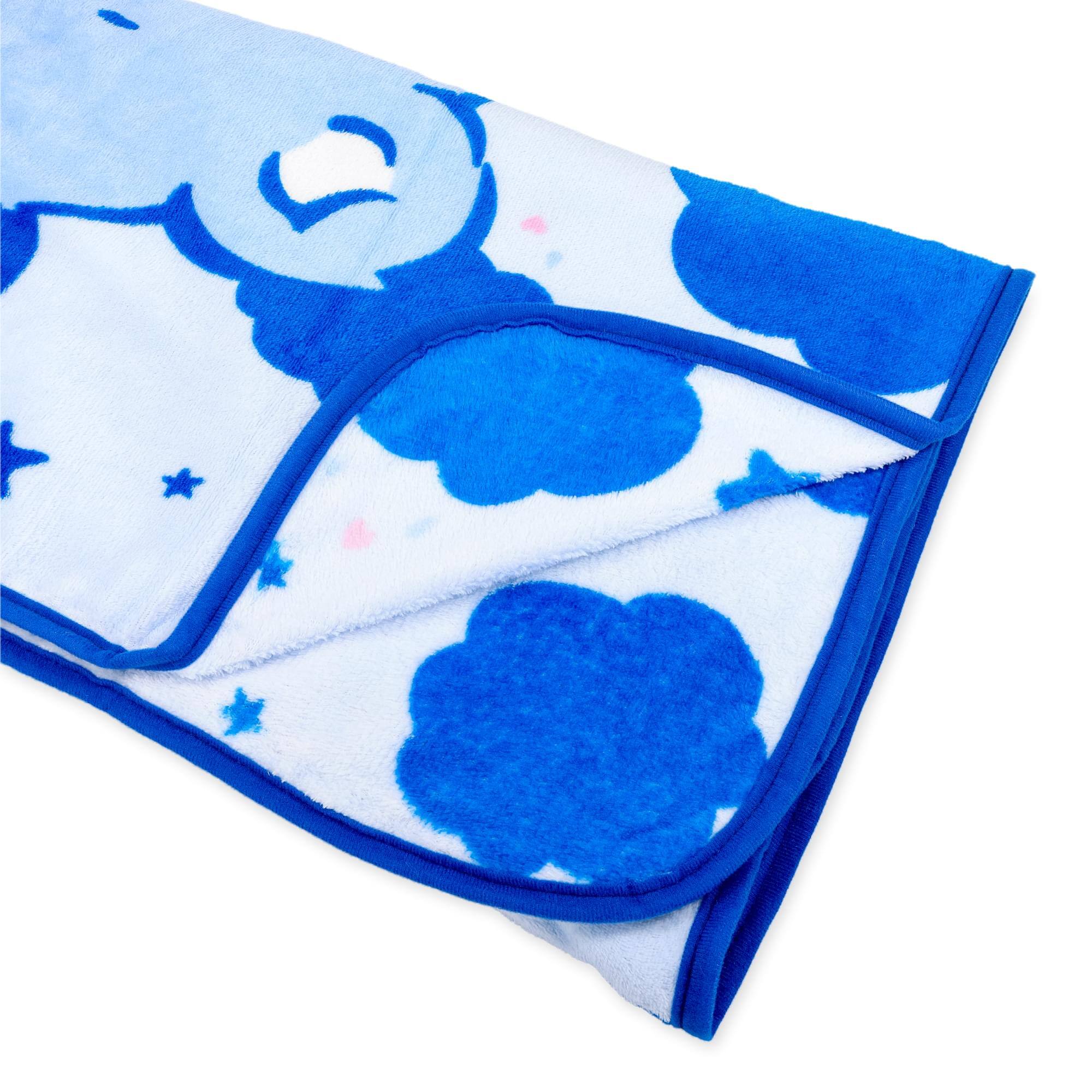 Alt View 2. Silver Buffalo - Care Bears Grumpy Bear Fleece Throw Blanket | 45 x 60 Inches - Blue.