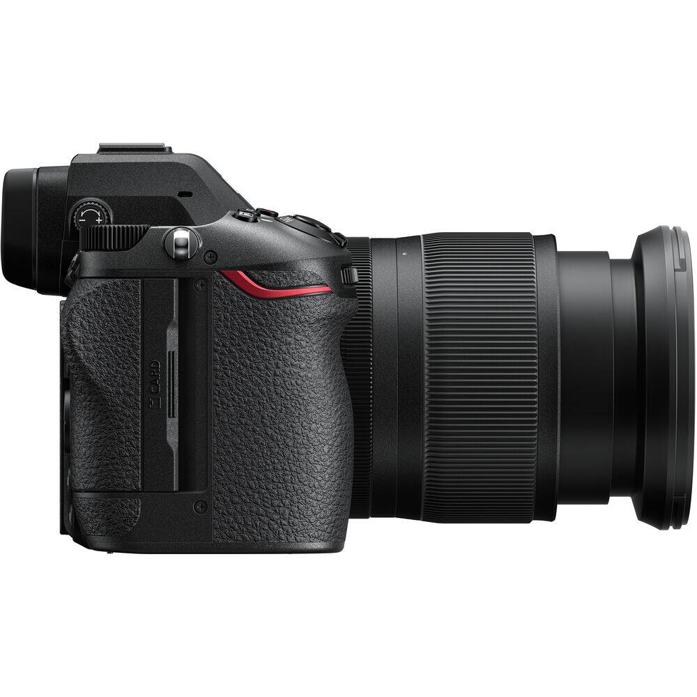 Alt View 4. Nikon - Nikon Z6 III Mirrorless Camera with 24-70mm f/4 S Lens Bundle With Bag + 128GB Memory Card - Black.