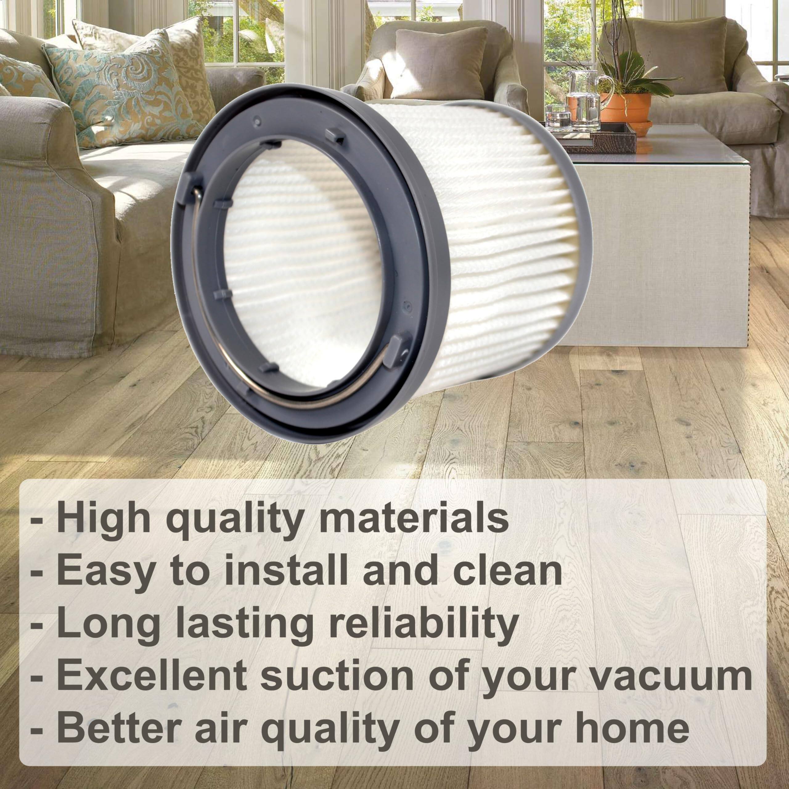 - High quality materials
- Easy to install and clean
- Long lasting reliability
- Excellent suction of your vacuum
- Better air quality of your home