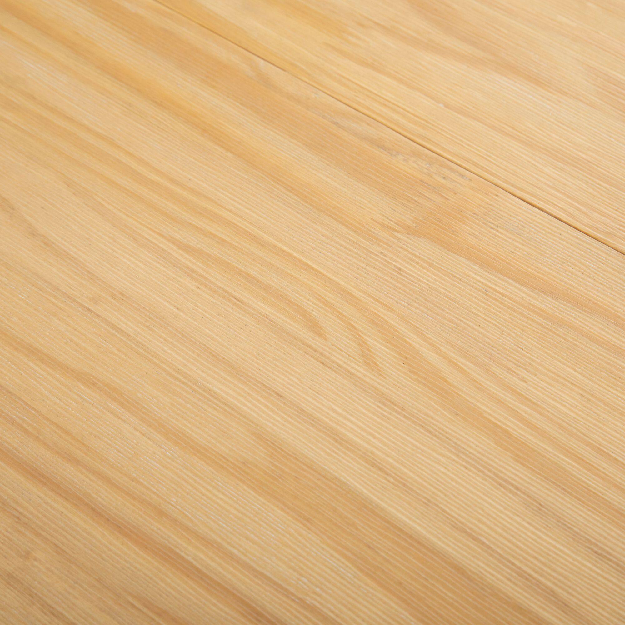 Alt View 6. Plank+Beam - Modern Rectangular Side Table (25in x 15in / 630mm x 375mm), Blonde Wirebrush - Blonde Wirebrush.