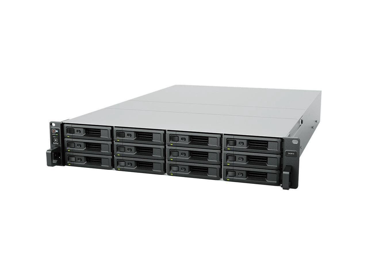 Alt View 2. Synology - Synology SA3610 12-Bay Diskless Rackmount NAS Storage System.