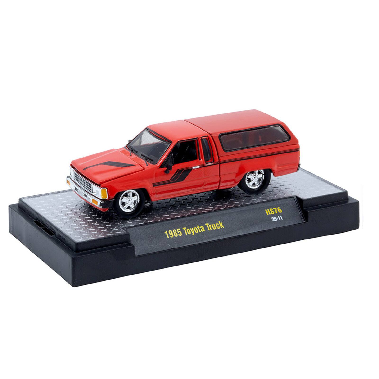 1985 Toyota SR5 Pickup Truck with Camper Shell Red with Black