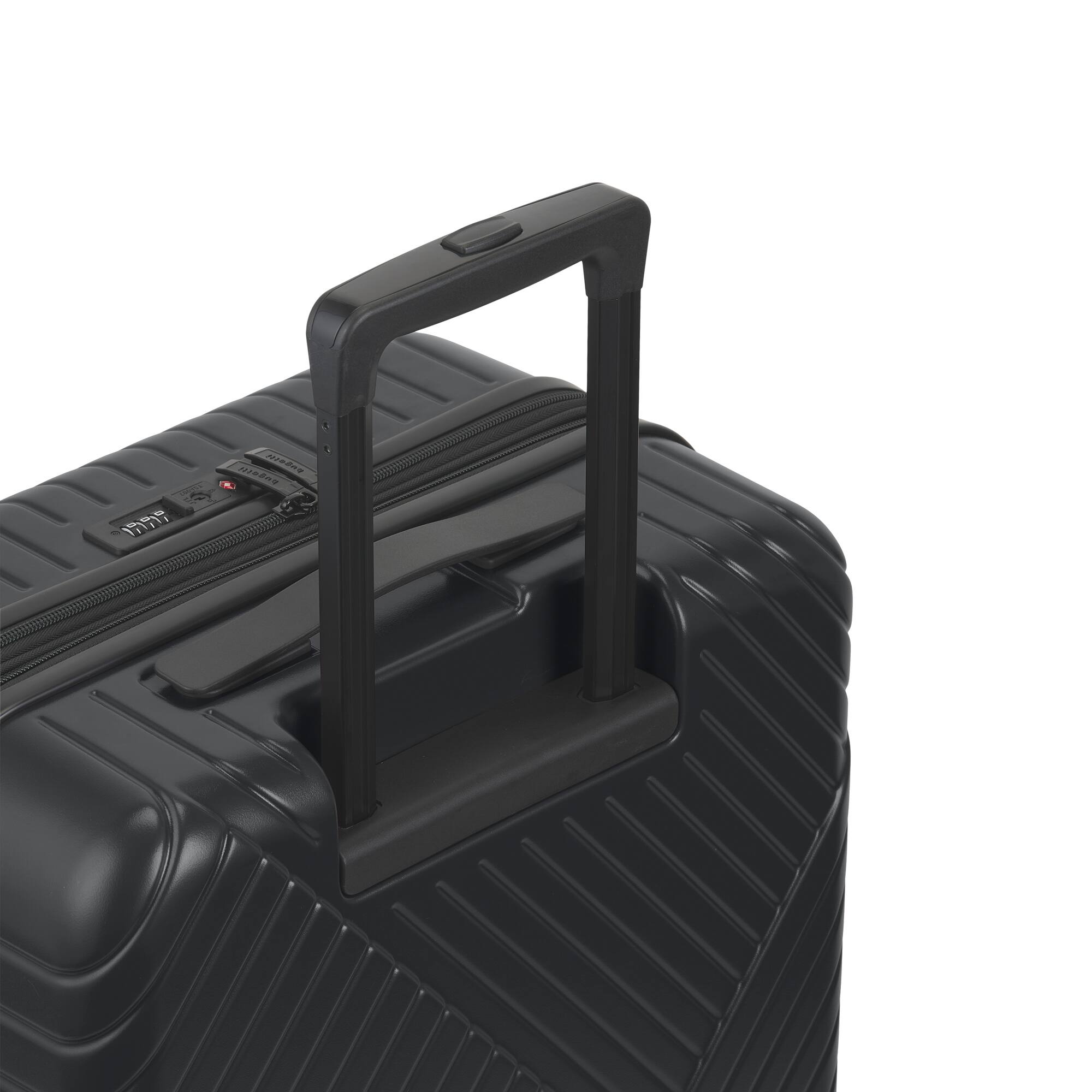 Alt View 6. Bugatti - Berlin 3 Piece Hardside Luggage Set with Expansion - Charcoal.