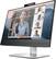 Back. HP - HP E24mv G4 24" Monitor, Anti-Glare, HDMI Black/Silver (169L0AA#ABA) 2 Pack w/DKZ Hub & ErgoFlexy Dual Mount Arm - Black/Silver.