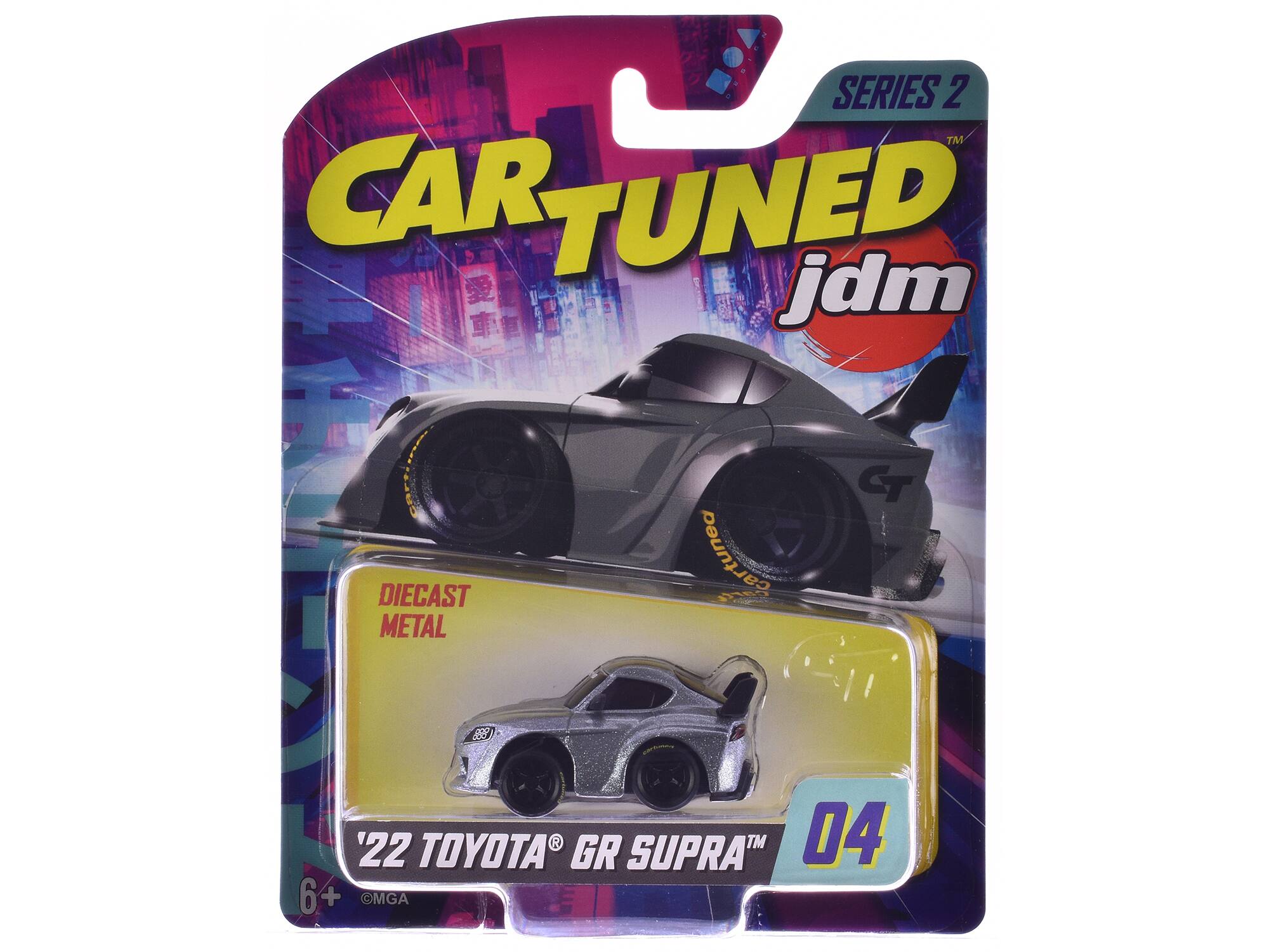 SERIES 2 TM CAR TUNED jdm DIECAST METAL Scartuned CT '22 TOYOTA R GR SUPRA™ 04 6+ MGA