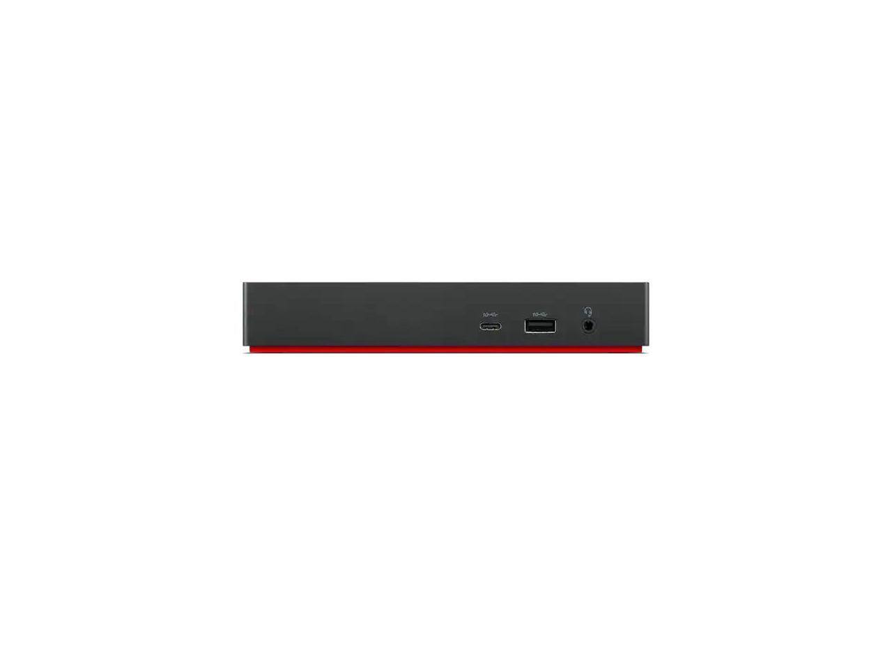 Alt View 5. Lenovo - Lenovo ThinkPad Dock - 135W, USB-C, 3 Displays, USB 2.0, USB-A, HDMI, DisplayPort.