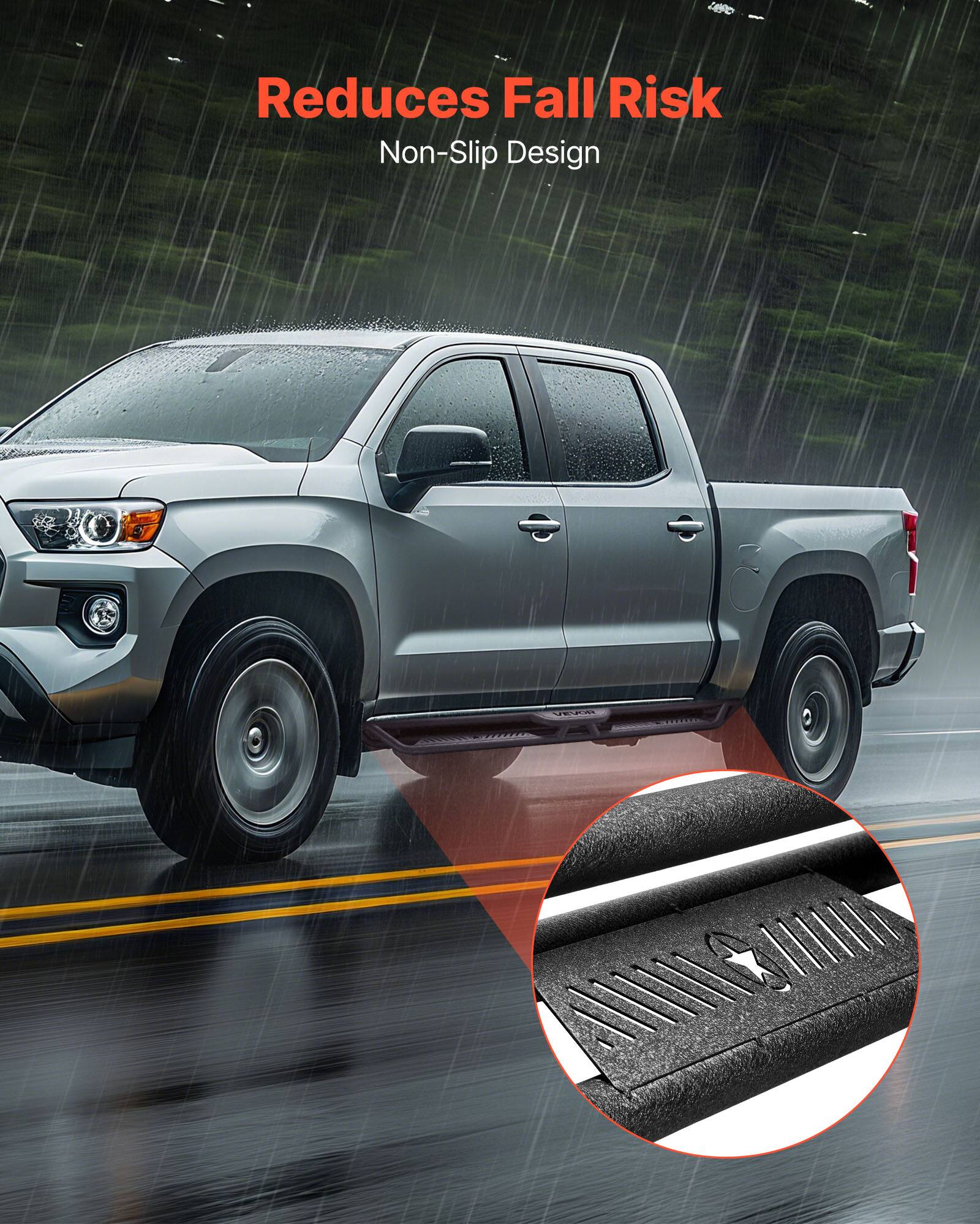 Reduces Fall Risk  
Non-Slip Design