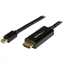 StarTech.com - StarTech 3' Mini DisplayPort to HDMI Converter Cable, Black