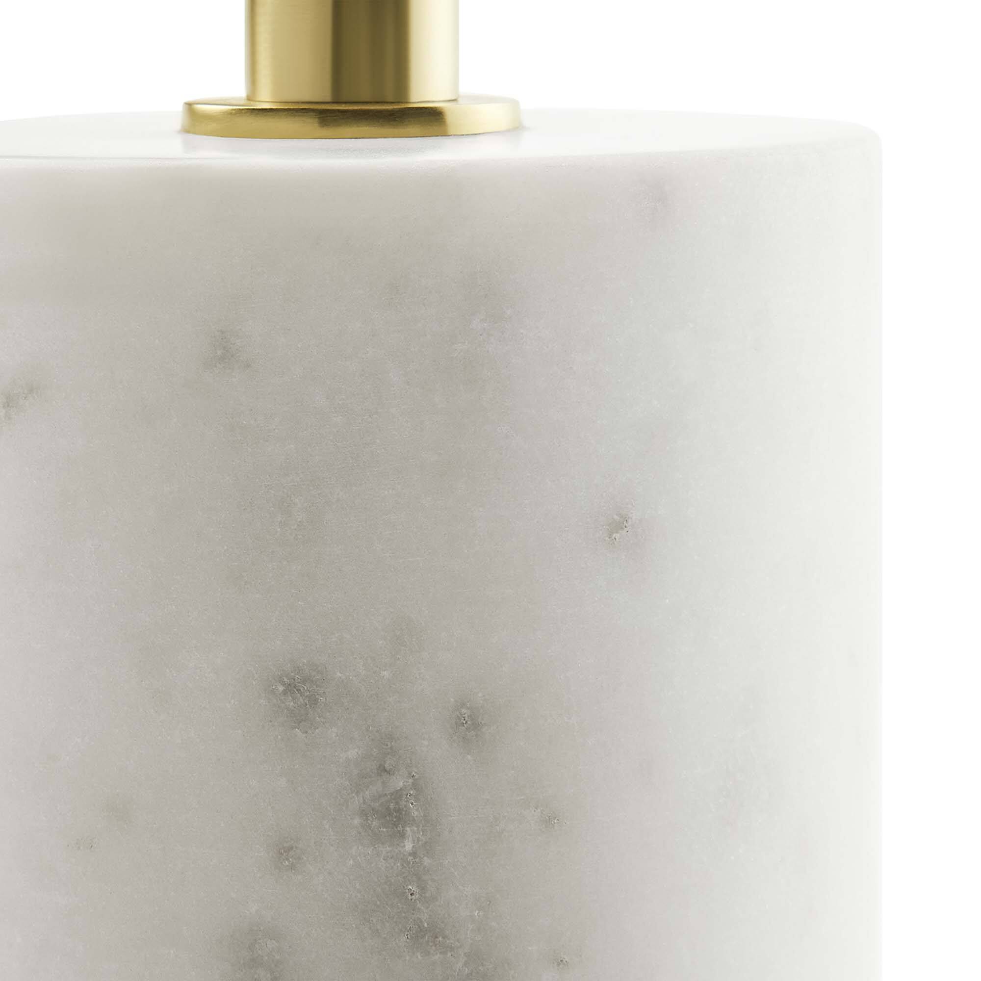 Alt View 6. Modway - Lyric Round Side Table by Modway - White Brass.