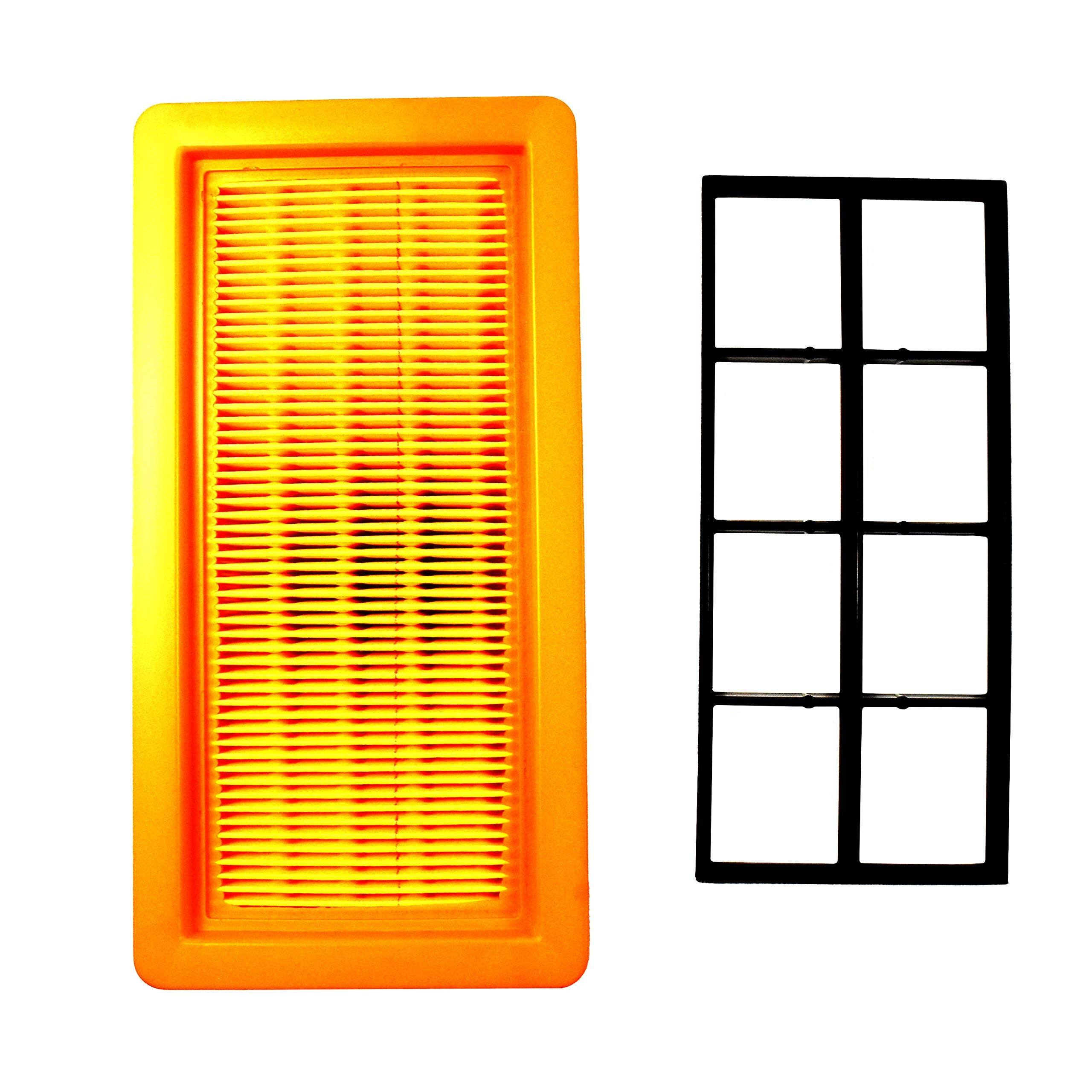 Alt View 4. HQRP - HQRP Flat Pleated Filter Replacement for Karcher AD 2 / AD 3 / AD 4 / AD 3.000 Ash Dry Vacuums, Replaces 6.415-953.0.
