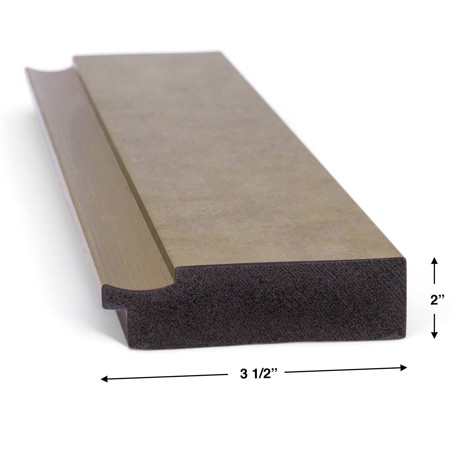 Alt View 16. Deco TV Frames - Premiere Bezel for Samsung the Frame TV - 32" - Contemporary Bronze.