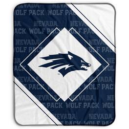 Pegasus - Nevada Wolf Pack 50" x 60" Diamond Logo Fleece Blanket - Multicolor